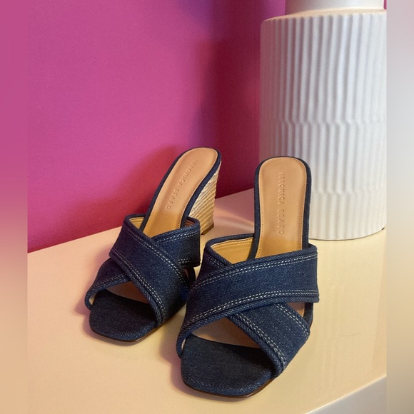 NWT- Veronica Beard Espadrille Sandals - Picture 3 of 9